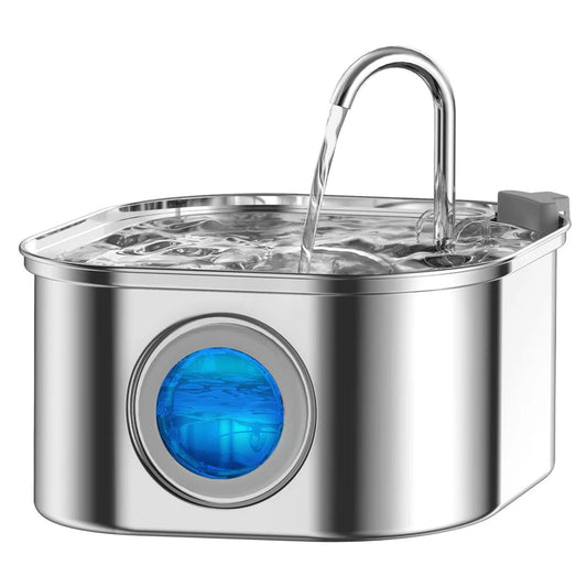 FurBuddies™ Cat Water Fountain Stainless Steel